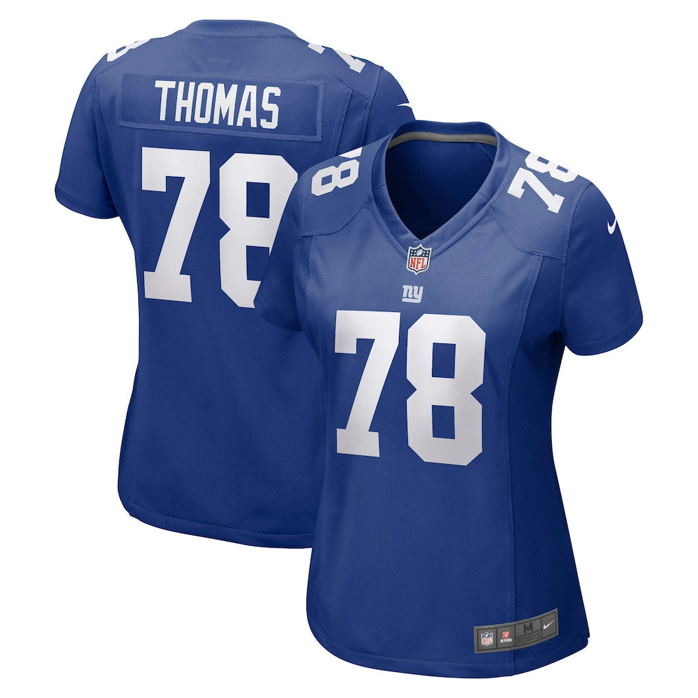 Andrew Thomas 78 New York Giants Women's Game Jersey - Royal