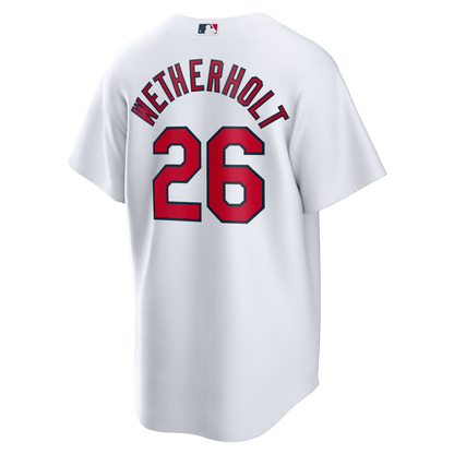 JJ Wetherholt 26 St. Louis Cardinals Home Men Jersey - White