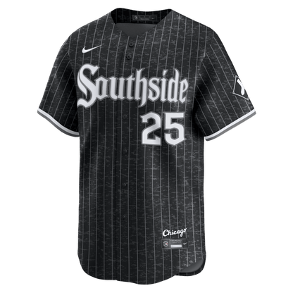 Andrew Vaughn 25 Chicago White Sox City Connect Limited Men Jersey - Black