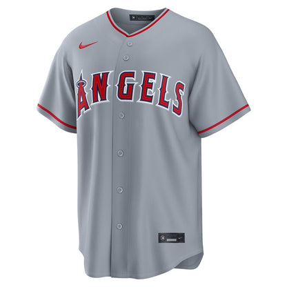 Mike Trout 27 Los Angeles Angels Road Men Jersey - Gray