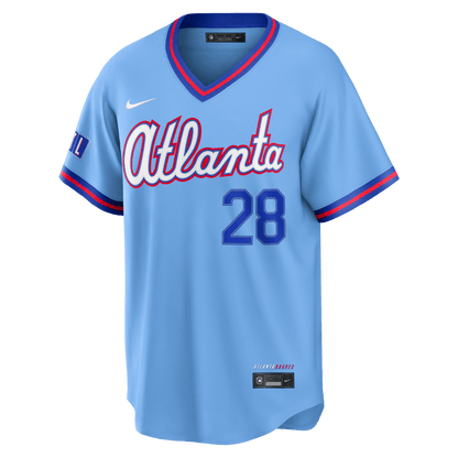 Matt Olson 28 Atlanta Braves 2026 City Connect Jersey - Men, Blue
