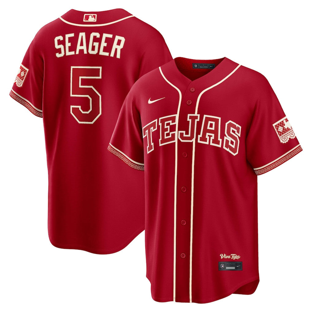 Corey Seager 5 Texas Rangers 2026 City Connect Jersey - Men, Red