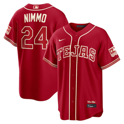 Brandon Nimmo 24 Texas Rangers 2026 City Connect Jersey - Men, Red