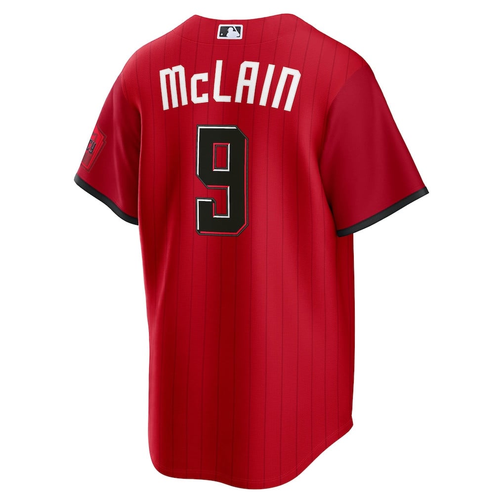 Matt McLain 9 Cincinnati Reds 2026 City Connect Jersey - Men, Red