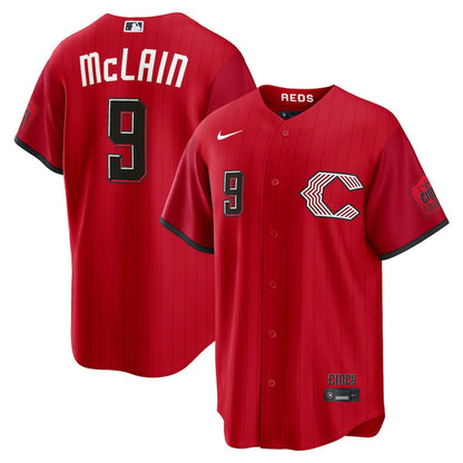 Matt McLain 9 Cincinnati Reds 2026 City Connect Jersey - Men, Red