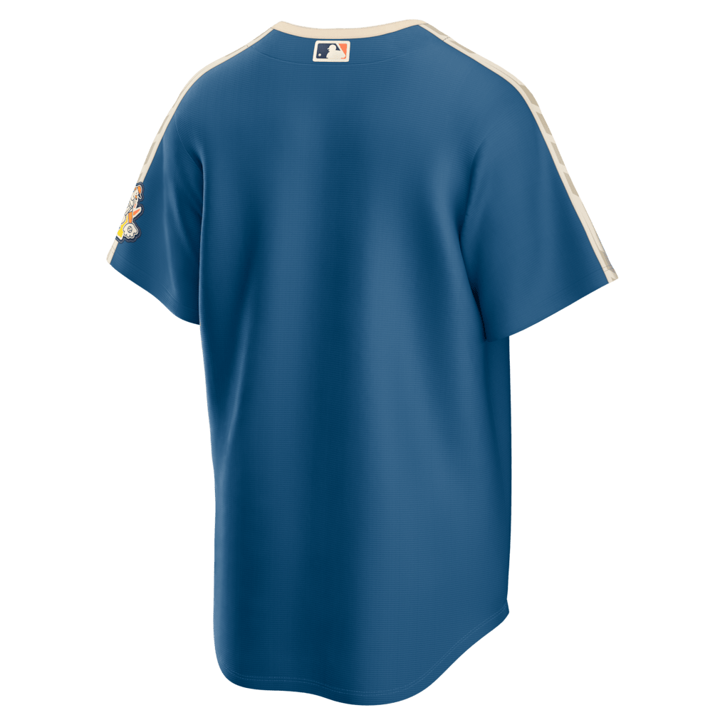 Milwaukee Brewers 2026 City Connect Jersey - Men, Mineral Blue