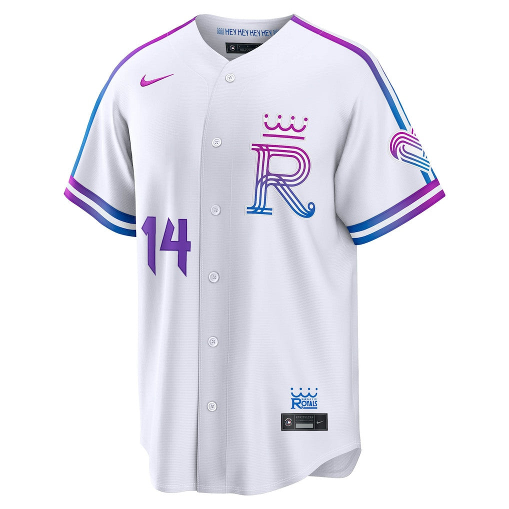 Jac Caglianone 14 Kansas City Royals 2026 City Connect Jersey - Men, White