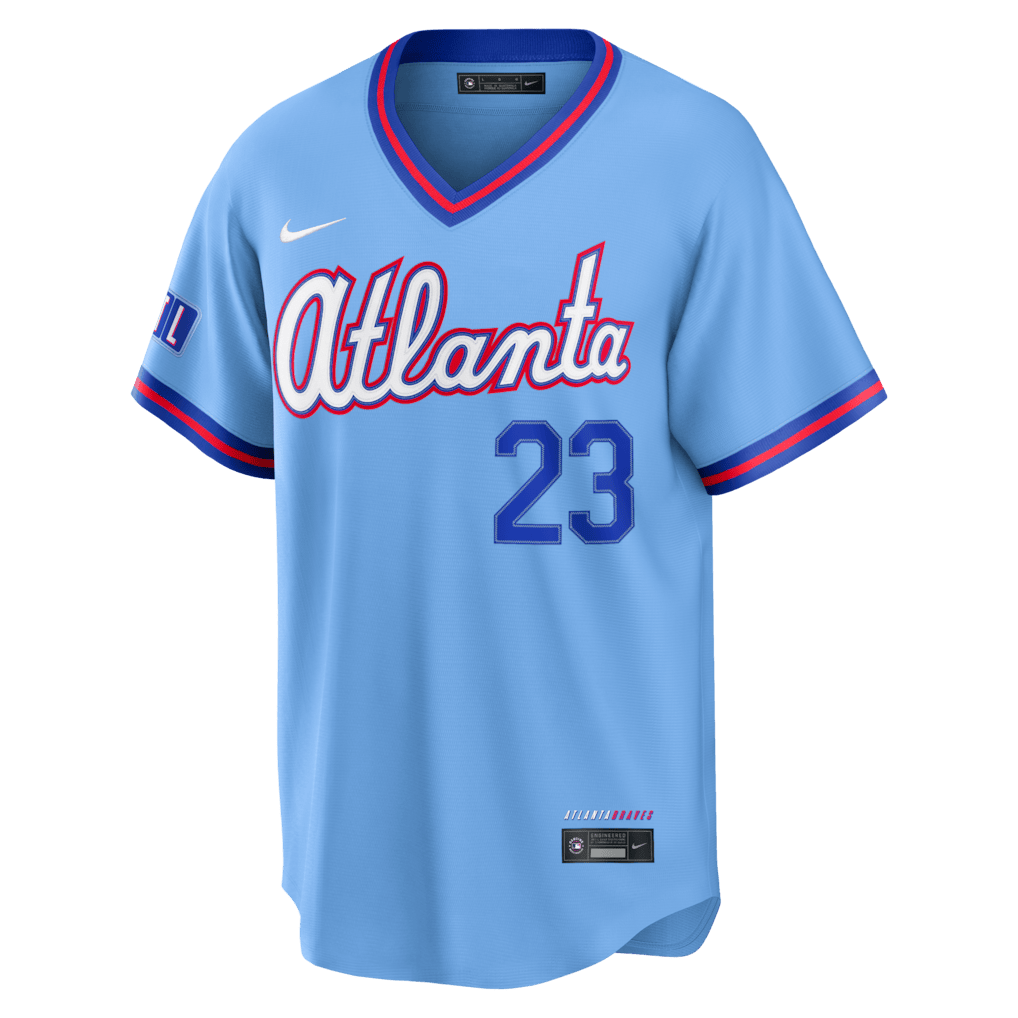 Michael Harris II 23 Atlanta Braves 2026 City Connect Jersey - Men, Powder Blue