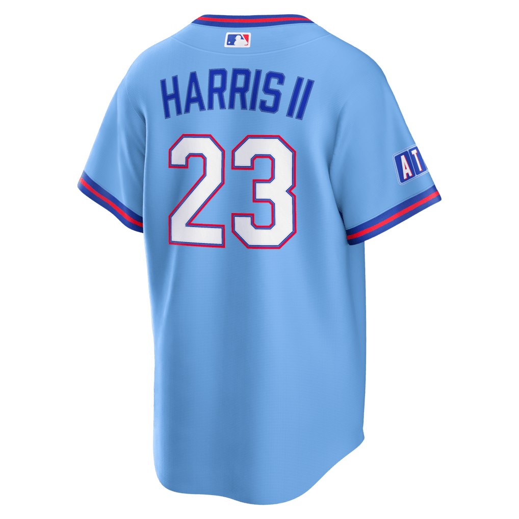 Michael Harris II 23 Atlanta Braves 2026 City Connect Jersey - Men, Powder Blue