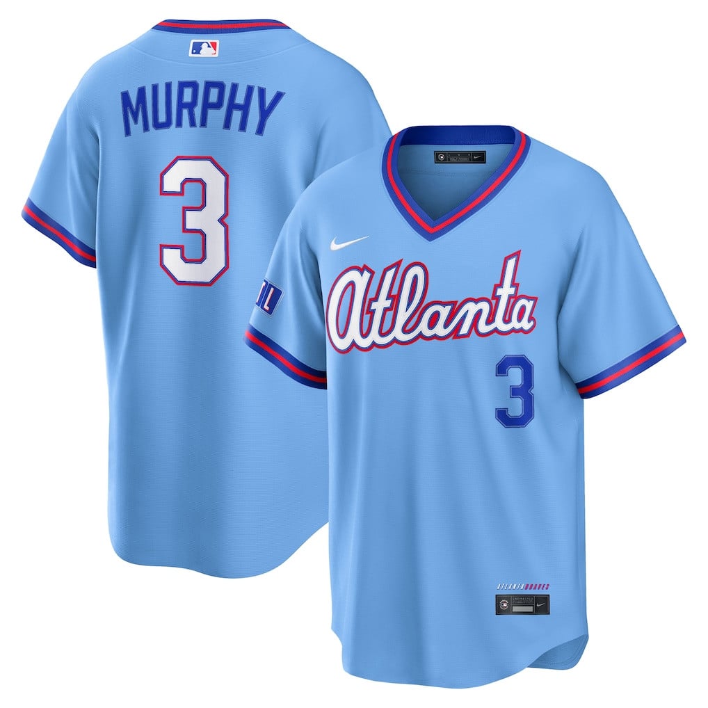 Dale Murphy 3 Atlanta Braves 2026 City Connect Jersey - Men, Powder Blue