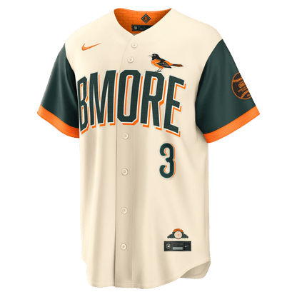 Taylor Ward 3 Baltimore Orioles 2026 City Connect Jersey - Men, Natural