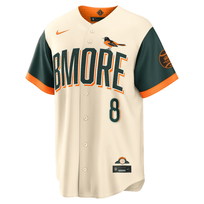 Cal Ripken Jr. 8 Baltimore Orioles 2026 City Connect Jersey - Men, Natural