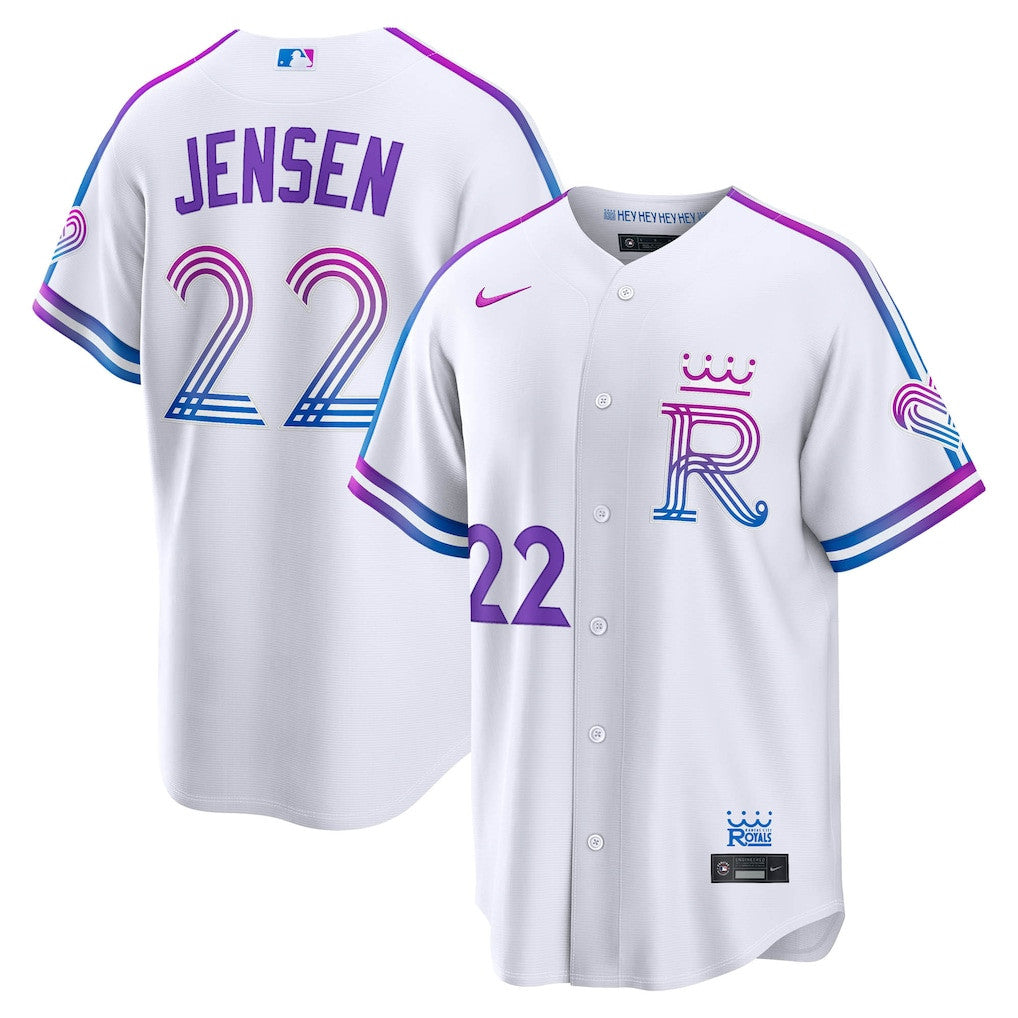 Carter Jensen 22 Kansas City Royals 2026 City Connect Jersey - Men, White