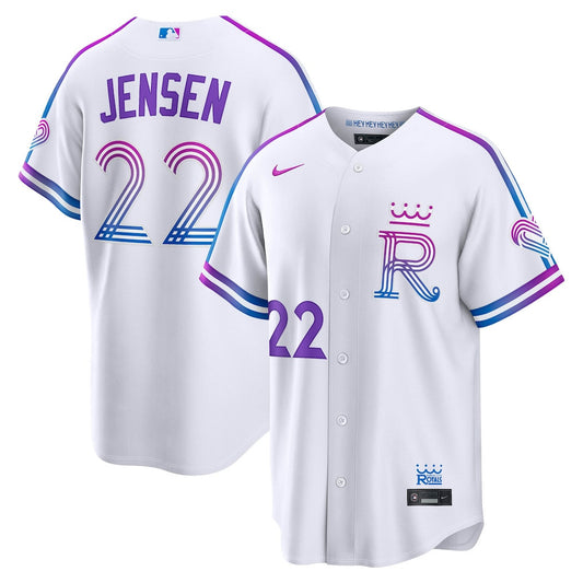 Carter Jensen 22 Kansas City Royals 2026 City Connect Jersey - Men, White