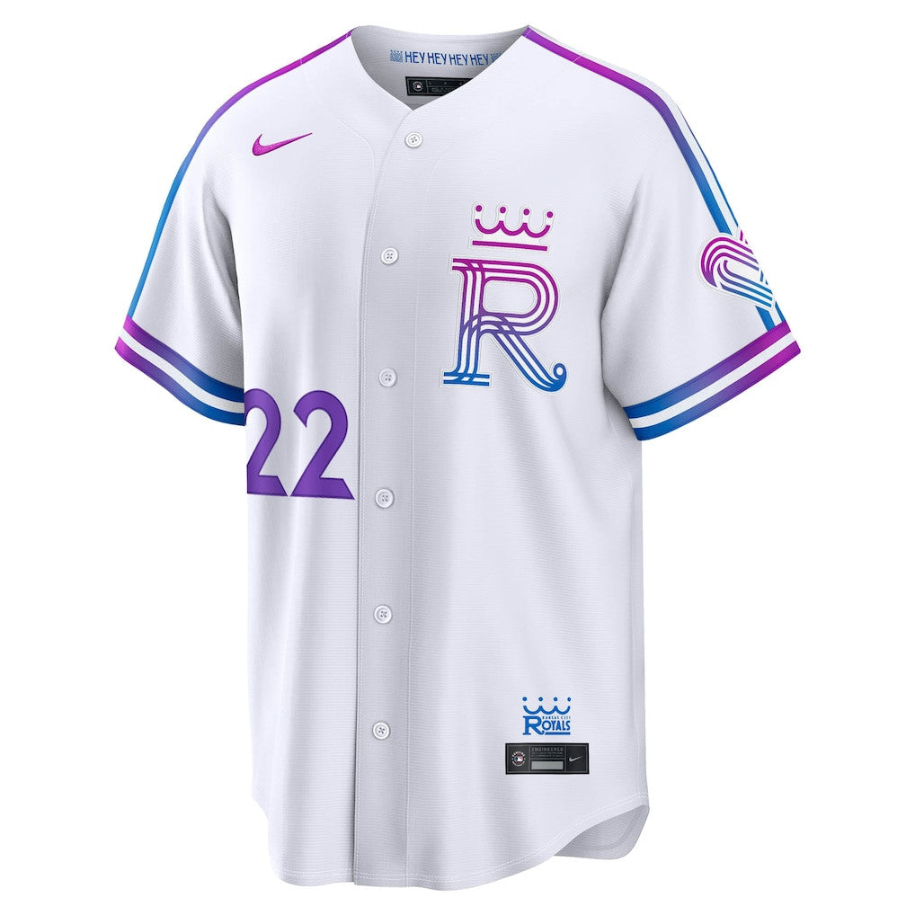 Carter Jensen 22 Kansas City Royals 2026 City Connect Jersey - Men, White
