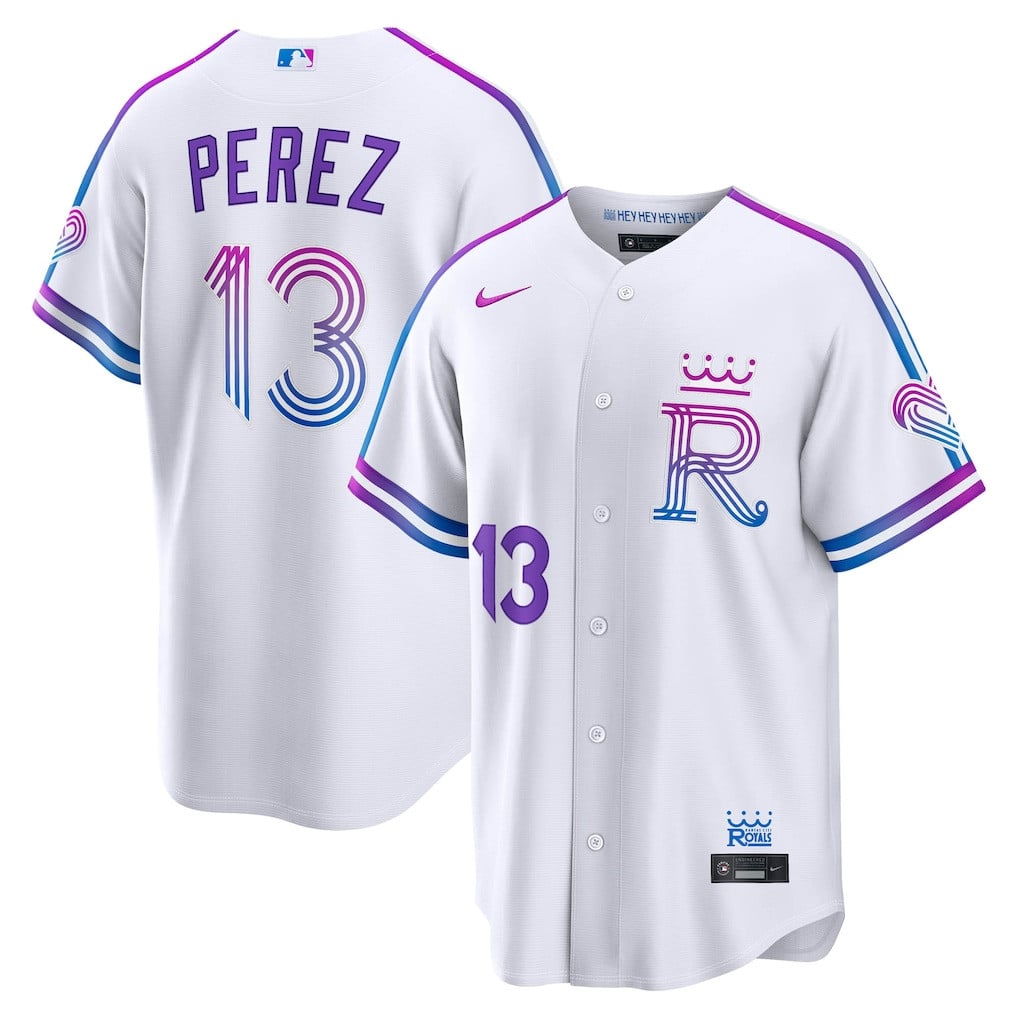 Salvador Perez 13 Kansas City Royals 2026 City Connect Jersey - Men, White