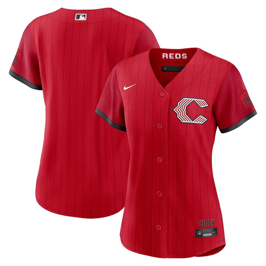 Cincinnati Reds Women's 2026 City Connect Jersey - Red