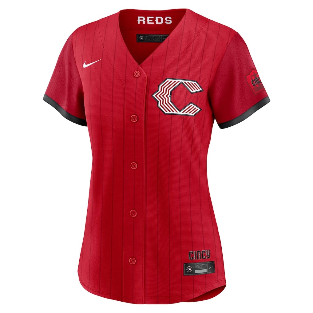 Cincinnati Reds Women's 2026 City Connect Jersey - Red