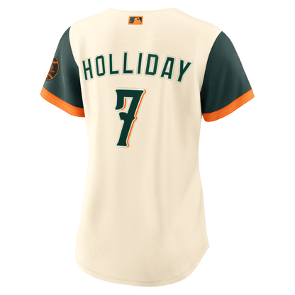 Jackson Holliday 7 Baltimore Orioles Women's 2026 City Connect Jersey - Natural