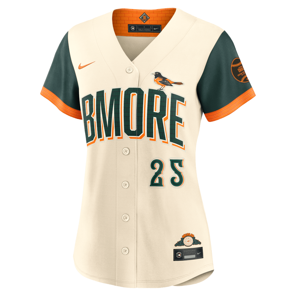 Pete Alonso 25 Baltimore Orioles Women's 2026 City Connect Jersey - Natural