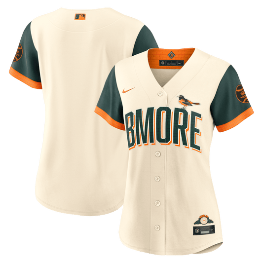 Baltimore Orioles Women's 2026 City Connect Jersey - Natural