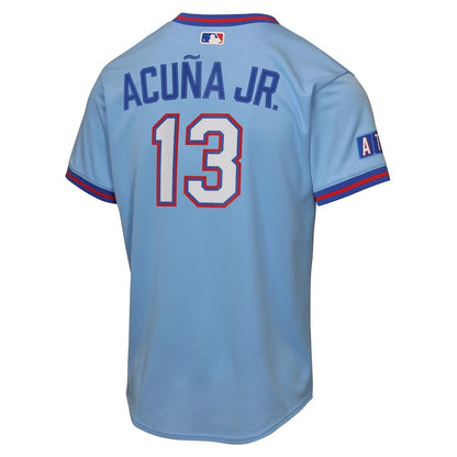 Ronald Acuña Jr. 13 Atlanta Braves Youth 2026 City Connect Jersey - Powder Blue