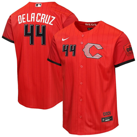 Elly De La Cruz 44 Cincinnati Reds Youth 2026 City Connect Jersey - Red