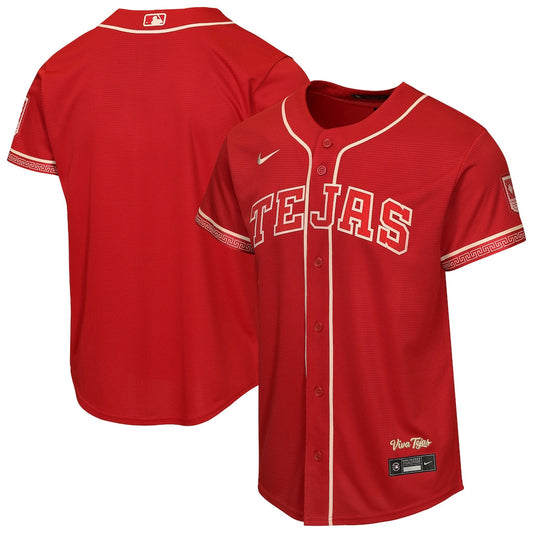 Texas Rangers Youth 2026 City Connect Jersey - Red
