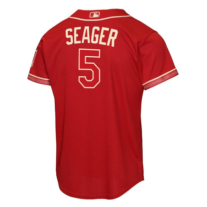Corey Seager 5 Texas Rangers Youth 2026 City Connect Jersey - Red
