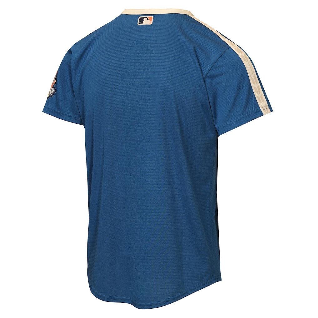 Milwaukee Brewers Youth 2026 City Connect Jersey - Mineral Blue