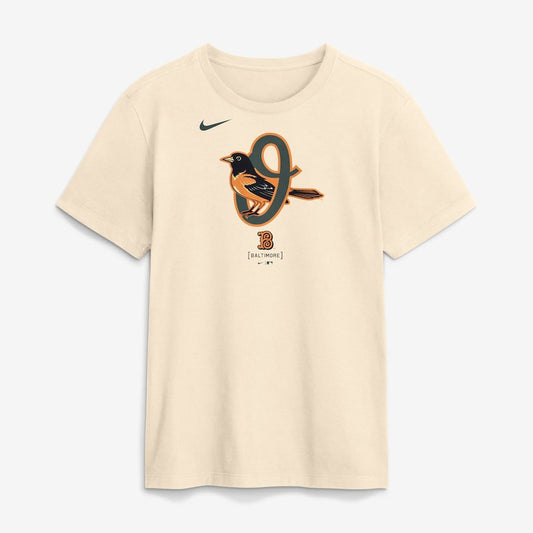 Baltimore Orioles 2026 City Connect Large Logo T-Shirt - Natural