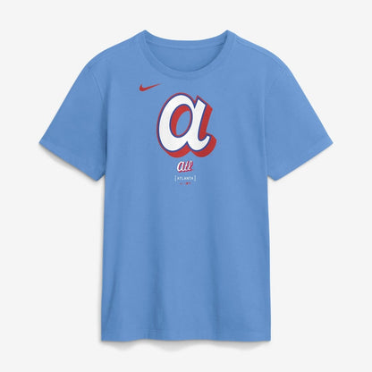 Atlanta Braves 2026 City Connect Large Logo T-Shirt - Blue