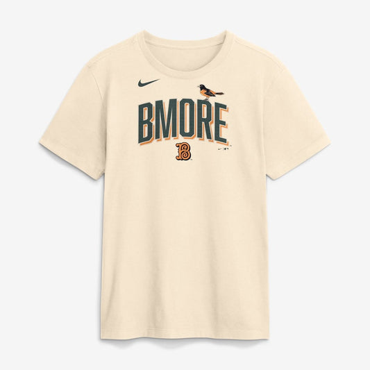 Baltimore Orioles 2026 City Connect Wordmark T-Shirt - Natural