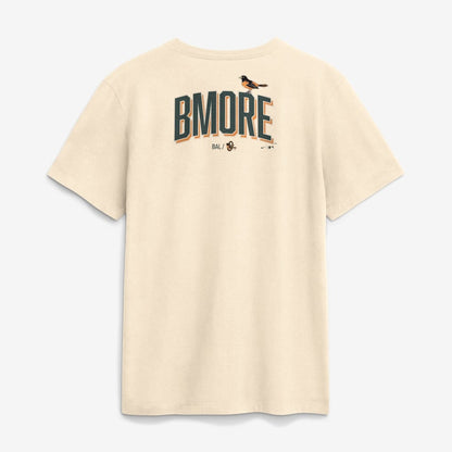 Baltimore Orioles 2026 City Connect 2-Hit T-Shirt - Natural
