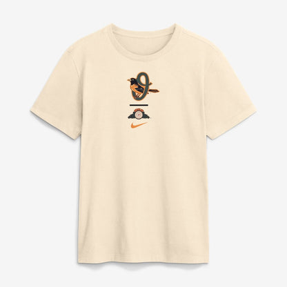 Baltimore Orioles 2026 City Connect 2-Hit T-Shirt - Natural
