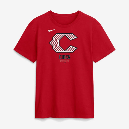 Cincinnati Reds 2026 City Connect Large Logo T-Shirt - Red