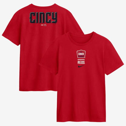 Cincinnati Reds 2026 City Connect 2-Hit T-Shirt - Red
