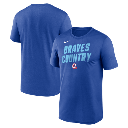Atlanta Braves 2026 City Connect Team Phrase Script T-Shirt - Royal