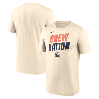 Milwaukee Brewers 2026 City Connect Team Phrase Script T-Shirt - Natural