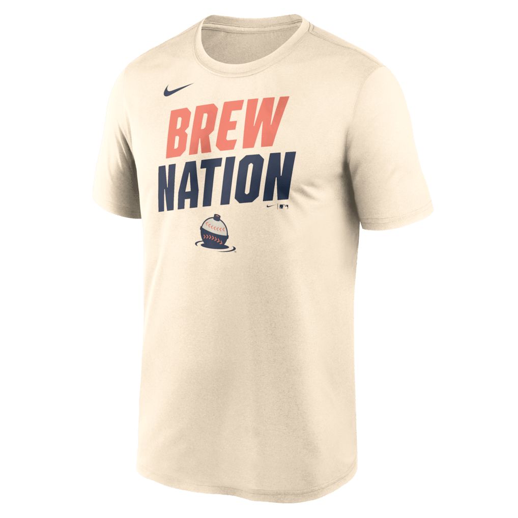 Milwaukee Brewers 2026 City Connect Team Phrase Script T-Shirt - Natural