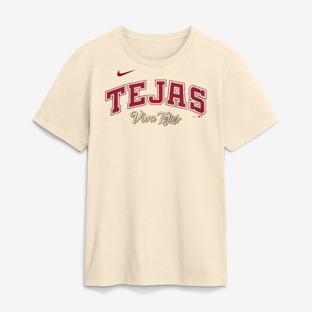 Texas Rangers 2026 City Connect Wordmark T-Shirt - Natural
