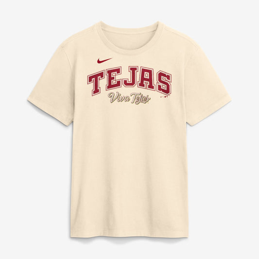 Texas Rangers 2026 City Connect Wordmark T-Shirt - Natural