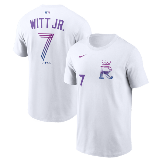 Bobby Witt Jr. 7 Kansas City Royals Men's 2026 City Connect T-Shirt - White