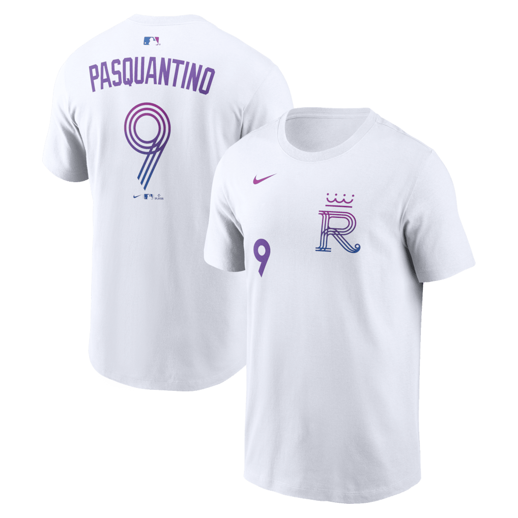 Vinnie Pasquantino 9 Kansas City Royals Men's 2026 City Connect T-Shirt - White