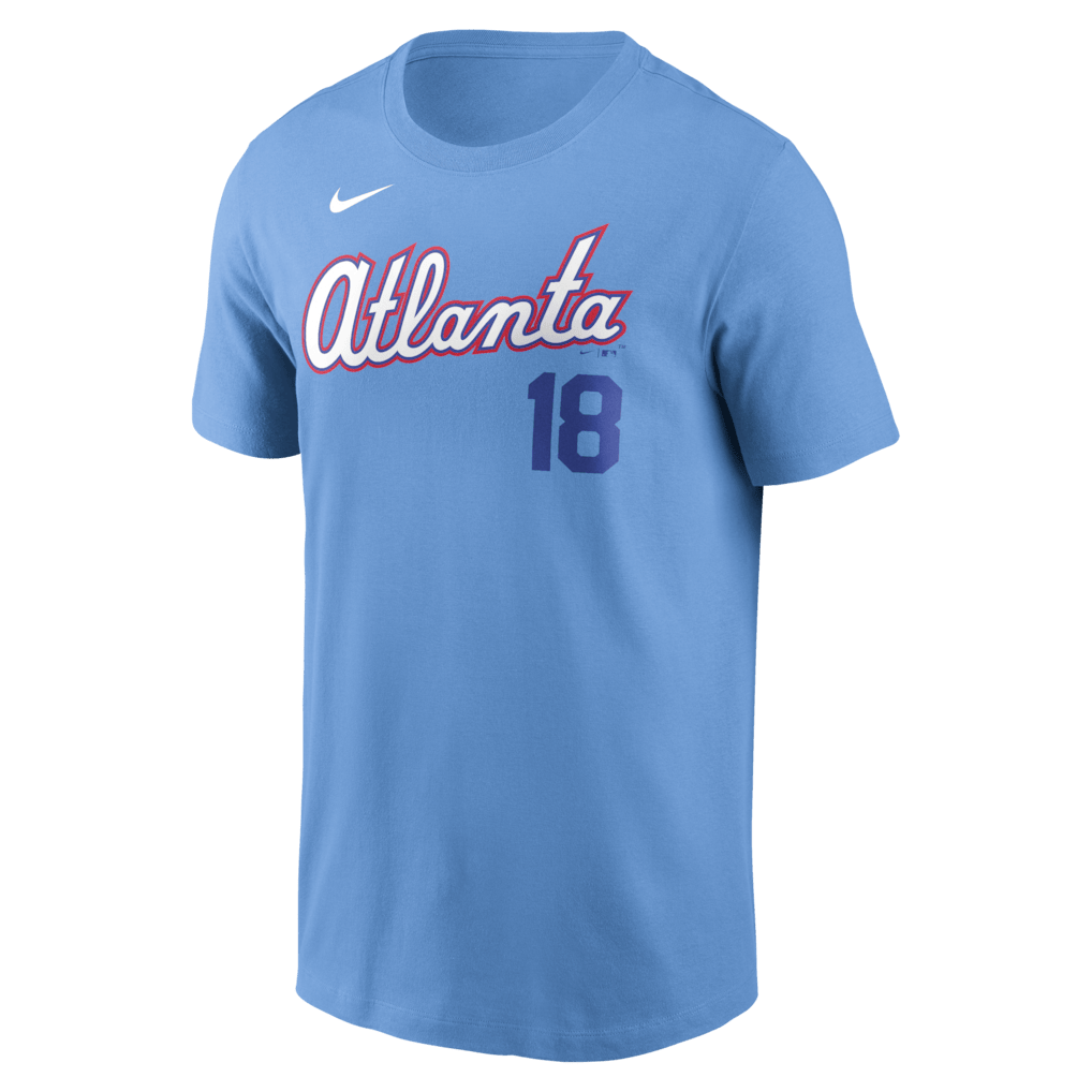 Mike Yastrzemski 18 Atlanta Braves Men's 2026 City Connect T-Shirt - Blue