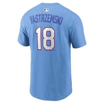 Mike Yastrzemski 18 Atlanta Braves Men's 2026 City Connect T-Shirt - Blue