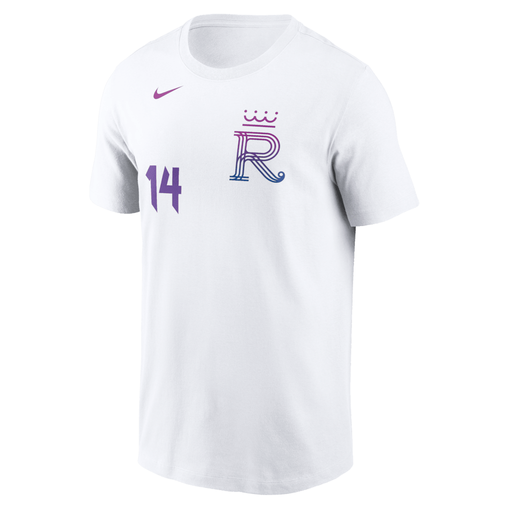 Jac Caglianone 14 Kansas City Royals Men's 2026 City Connect T-Shirt - White
