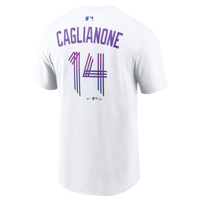 Jac Caglianone 14 Kansas City Royals Men's 2026 City Connect T-Shirt - White
