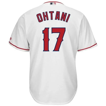 Shohei Ohtani Los Angeles Angels Big And Tall Cool Base Player Jersey - White Color