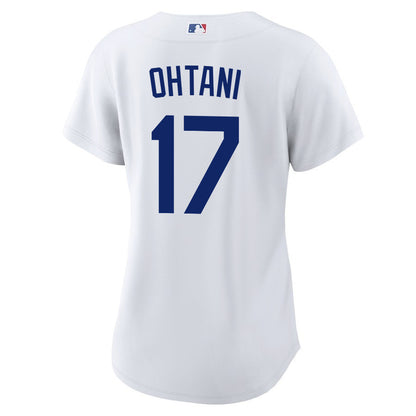 Shohei Ohtani 17 Los Angeles Dodgers Home Jersey - Women White Jersey